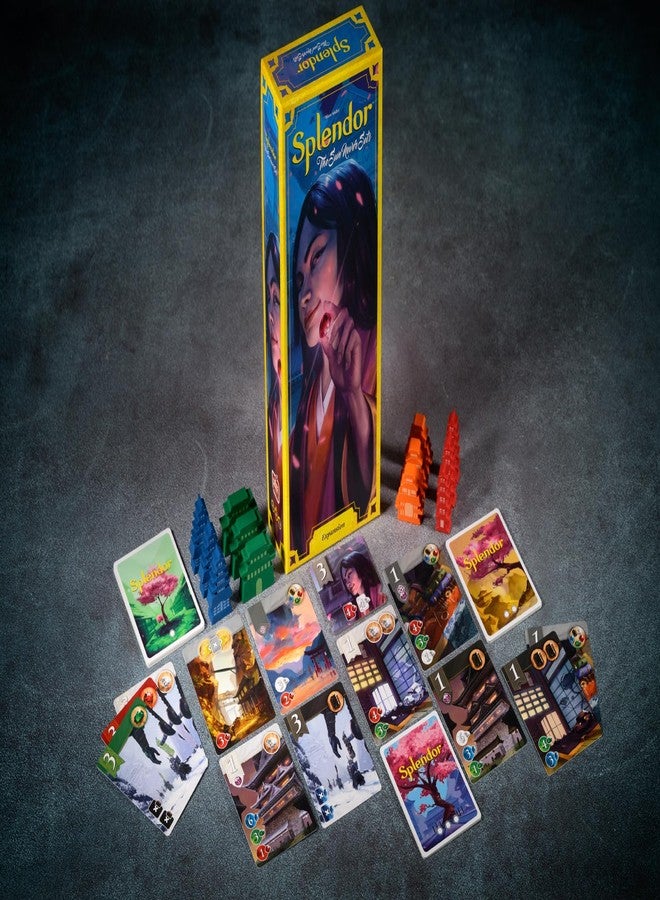 أسمودي توسعة لعبة Asmodee Splendor The Sun Never Sets اللوحية - عزز تجربة اللعب باستراتيجيات وتحديات جديدة، متعة للعائلات والأطفال والكبار، للأعمار من 10 سنوات فما فوق، من 2 إلى 4 لاعبين، مدة اللعب 45 دقيقة - Image 2